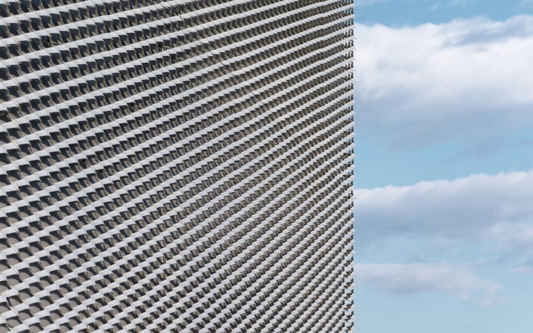 Expanded screen filters light in Florentine company’s headquarters