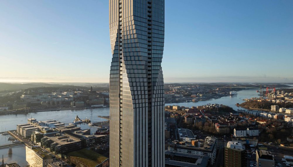 SOM alters the Gothenburg skyline with Karlatornet—Scandinavia’s tallest tower and pixelated icon