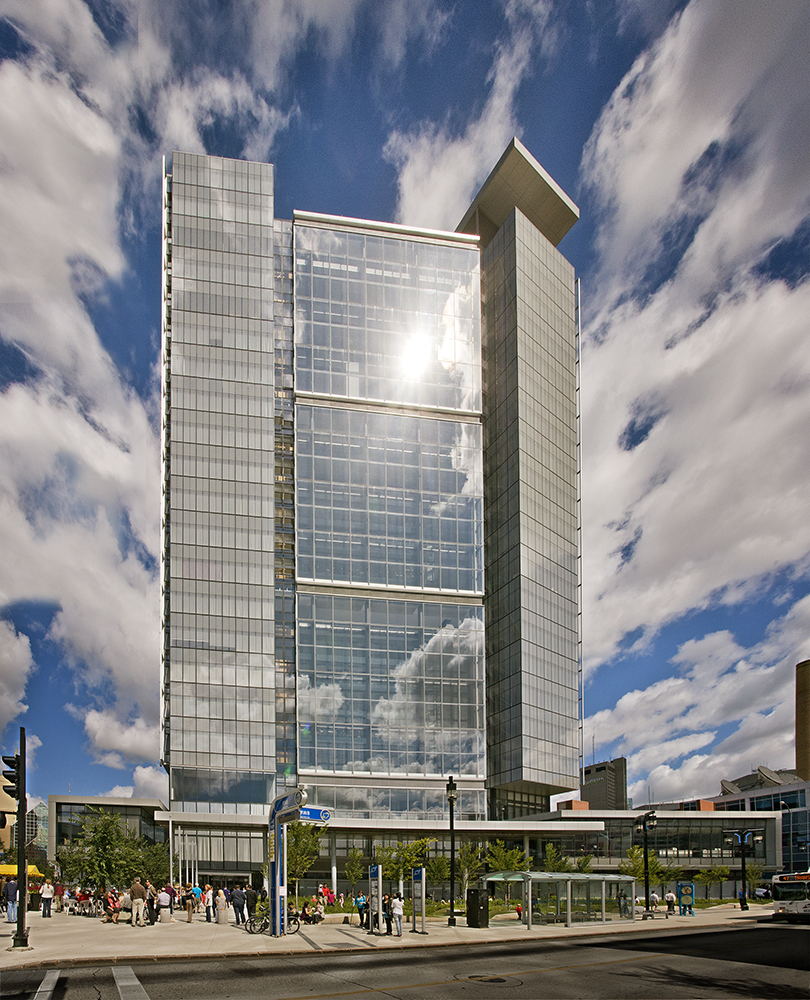 Exterior of the Manitoba Hydro Place