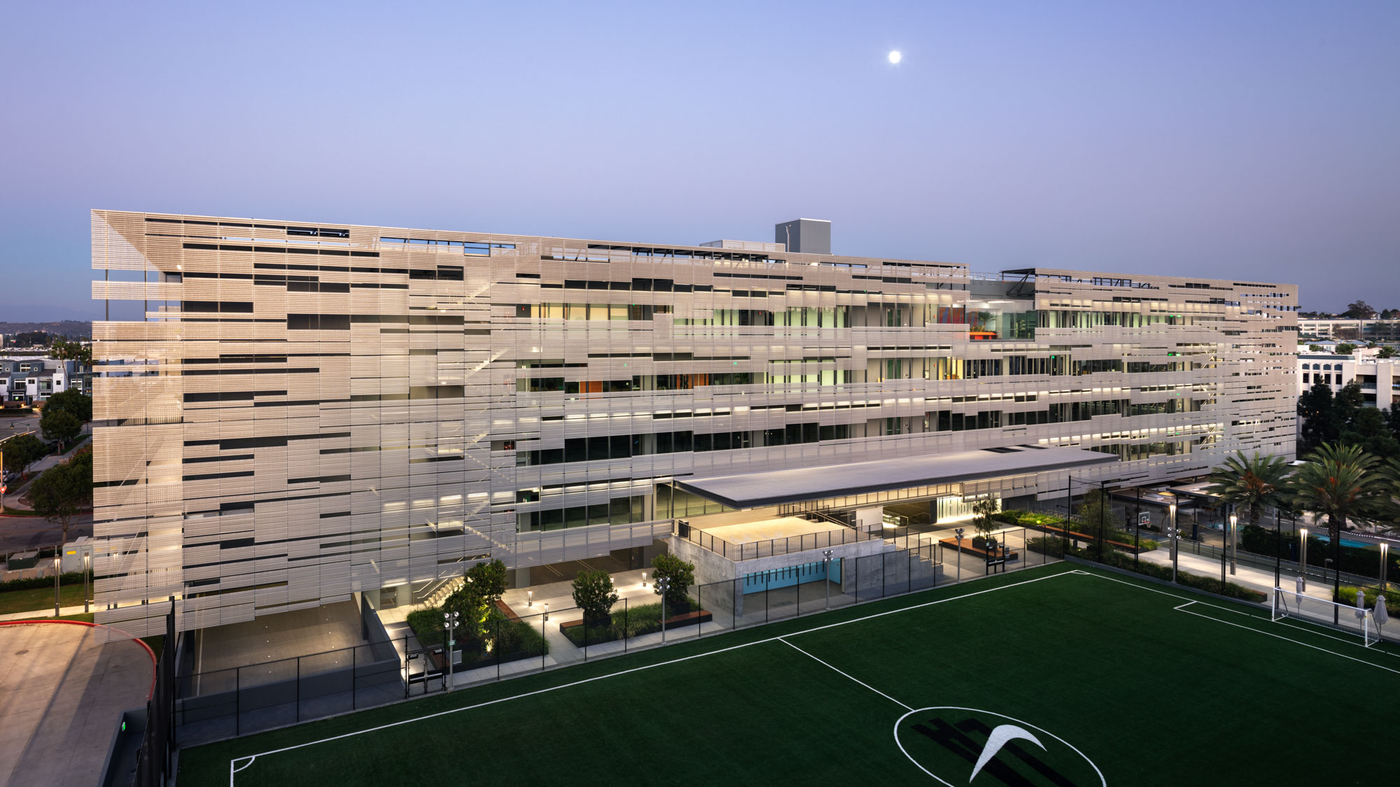 WE3, designed by SPF:a, is the third building to land at the Water’s Edge creativity complex in Playa Vista, California (Mike Kelley)