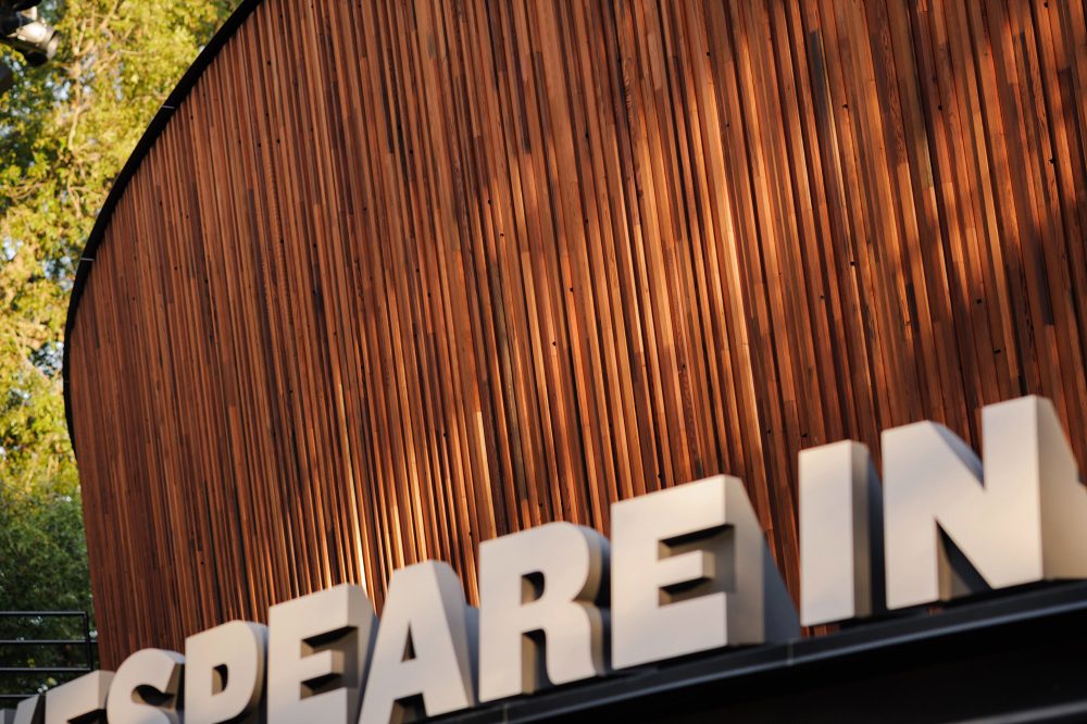 Ennead Architects clads Central Park’s Delacorte Theater with reclaimed redwood from New York City water towers